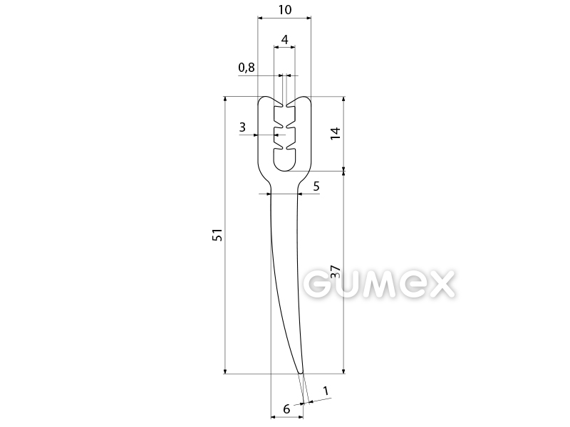 SILIKONPROFILE U-FORM